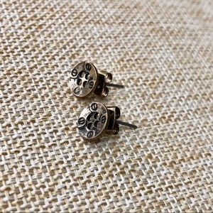 🔥3/$15!! Bronze Color Button Shaped Earrings